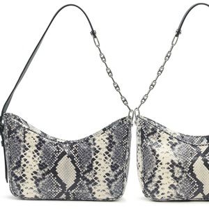 Marc Jacobs Snake Embossed Leather Baguette NWT